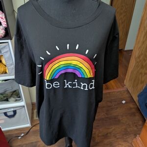 Be Kind Black Shein T-Shirt-sz 4XL
